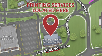 Map to Printing Services